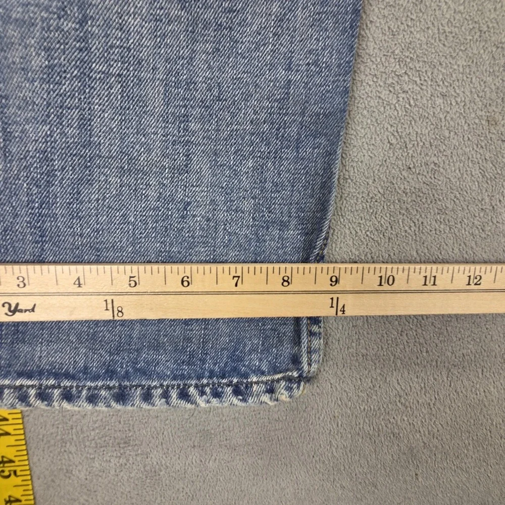 Diesel Jeans Mens 33x34 Blue Larkee Regular Straight Light Wash Button Fly 008AT